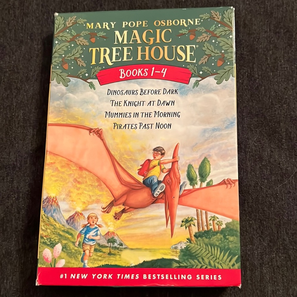 Magic tree house books 1-4